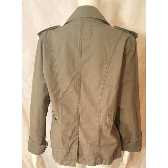 Maurice's Utility Military Button Up Jacket - Size L - Picture 4 of 8
